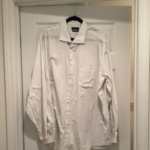 Elegant White Dress Shirt for Men